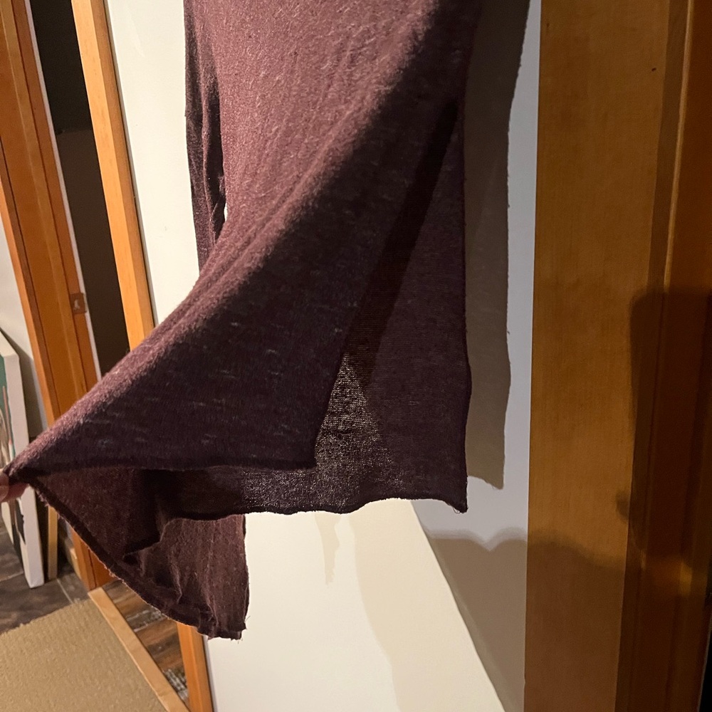 Elegant Maroon Knit Blouse